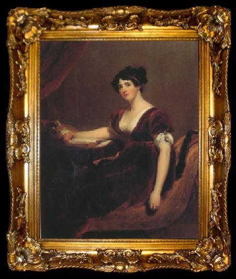 framed  Sir Thomas Lawrence Mrs Isaac Cuthbert (mk05), ta009-2
